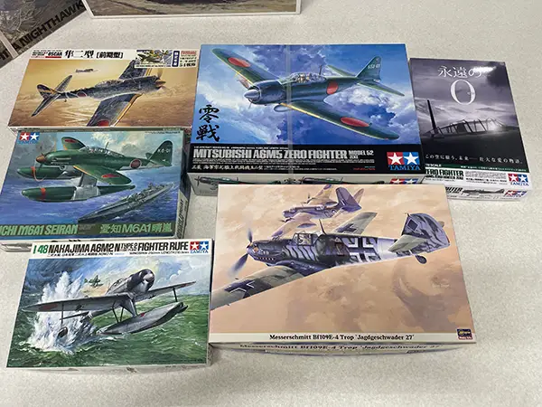 タミヤ・ハセガワ　戦闘機