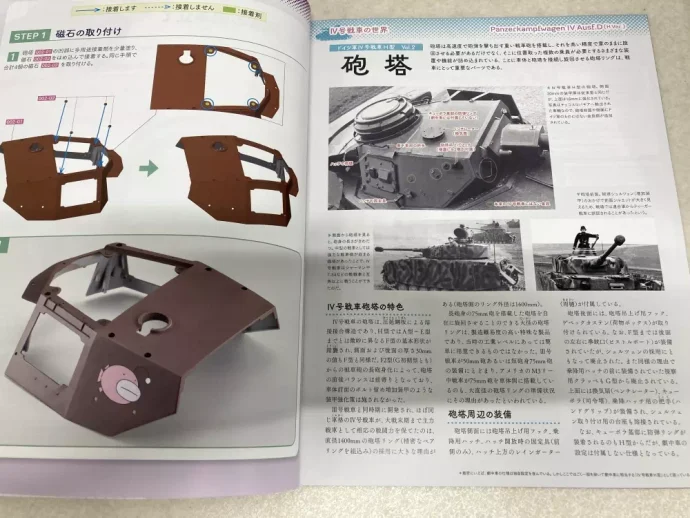ガールズ＆パンツァー IV号戦車H型(D型改)をつくる 冊子