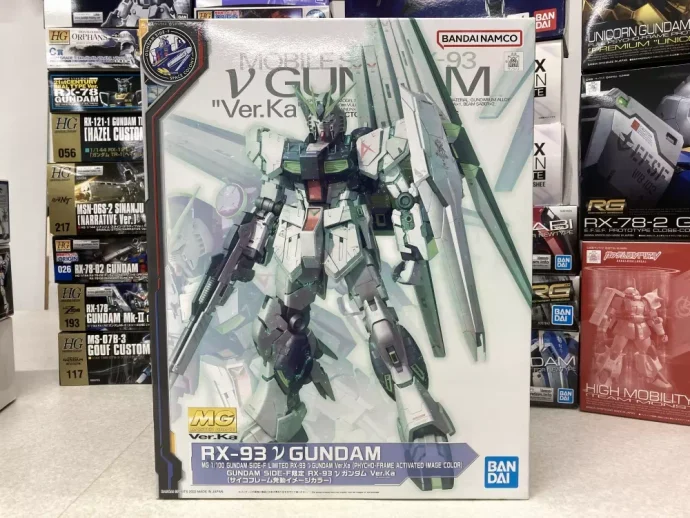 MG 1/100 GUNDAM SIDE-F限定 νガンダム Ver.Ka (サイコフレーム発動イメージカラー)