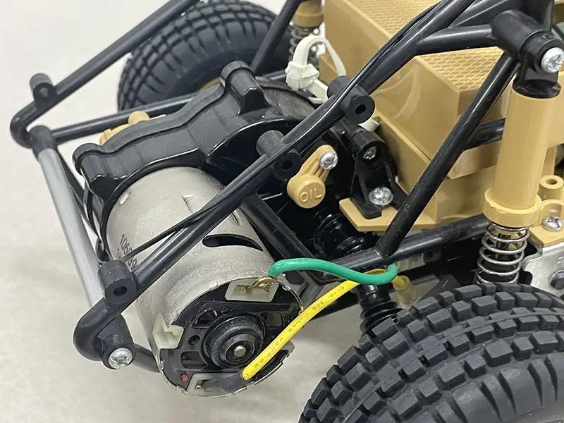 タミヤ 1/10 アタックバギー　エンジン周り