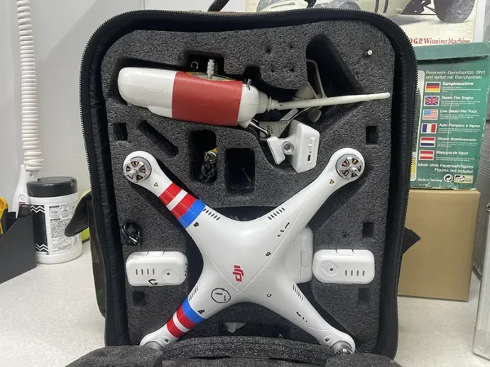 DJI PHANTOM2 VISION+　ケース内