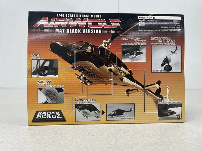 アオシマ エアーウルフ パッケージ裏面