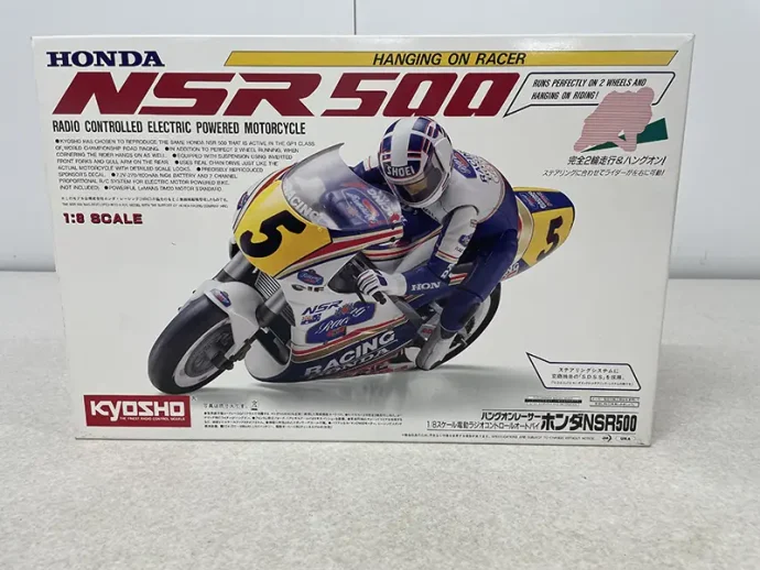 京商1/8 ハングオンレーサーホンダNSR500 パッケージ