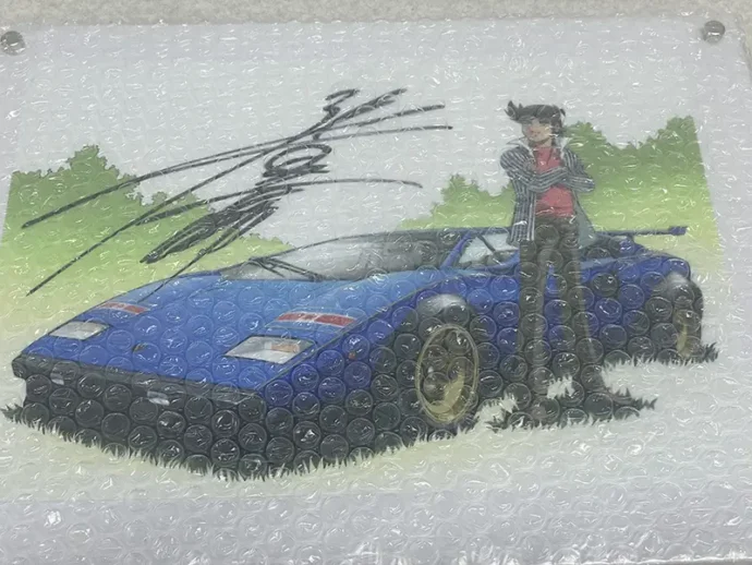 京商 カウンタックLP500S WW 色紙