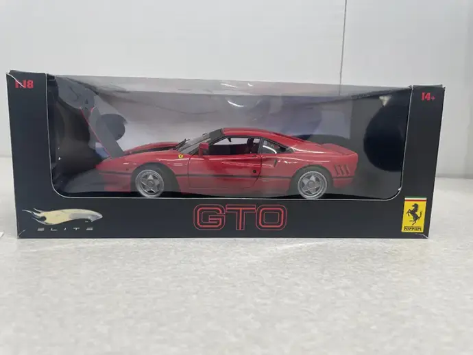 ホットウィールエリート 1/18　フェラーリGTO　パッケージ