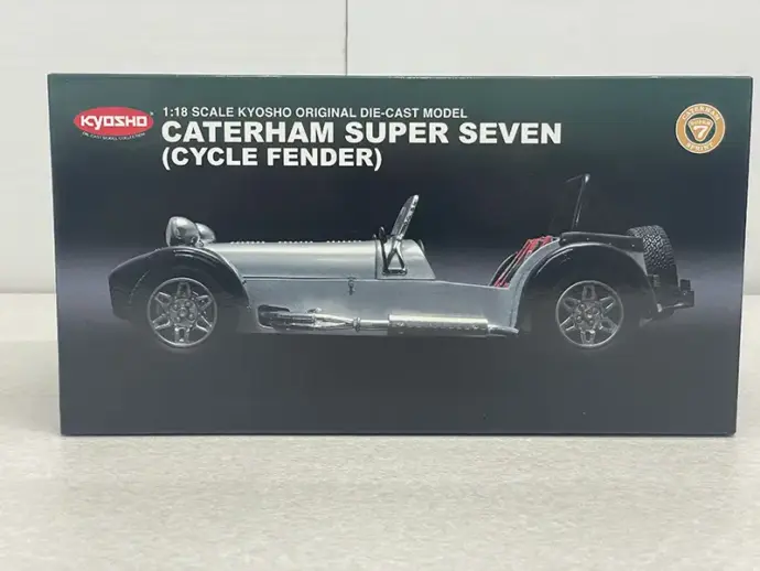 京商　1/18ケータハム スーパーセブン サイクルフェンダー　パッケージ