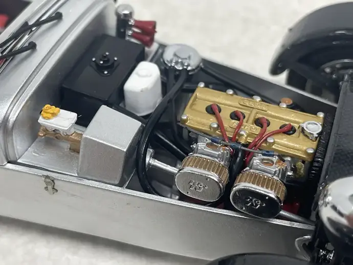 京商　1/18ケータハム スーパーセブン サイクルフェンダー　5