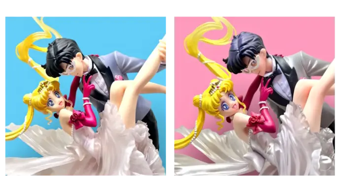 セーラームーン Figuarts Zero chouette うさぎ＆タキシード仮面フィギュア 比較