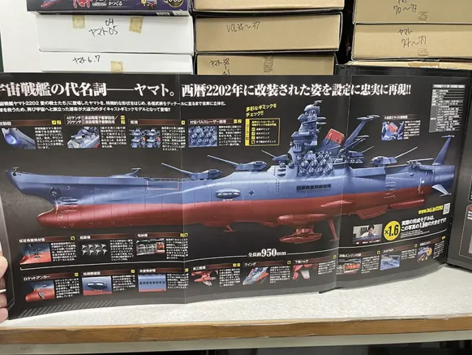 シェット『宇宙戦艦ヤマト ダイキャストギミックモデルをつくる』マガジン