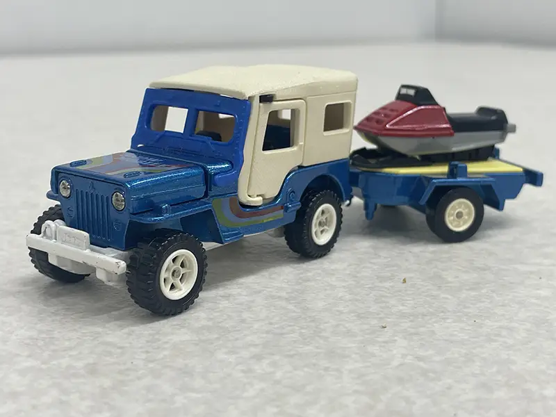 トミカダンディ 三菱ジープトレーラー スノーモービル