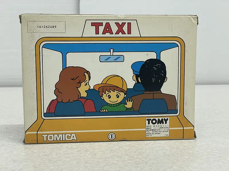 トミカ タクシーセット 箱裏