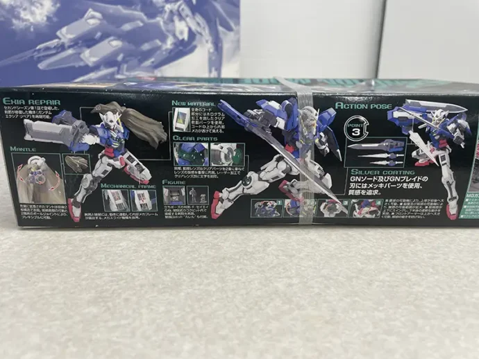 MG ガンダムエクシア イグニッションモード　パッケージ側面１