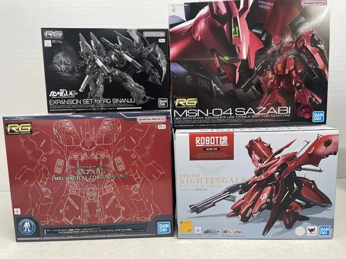 1/144 サザビー、ナイチンゲール