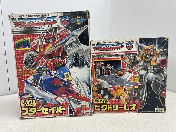 トランスフォーマーV(ビクトリー) C-324スターセイバー/C-327ビクトリーレオ パッケージ