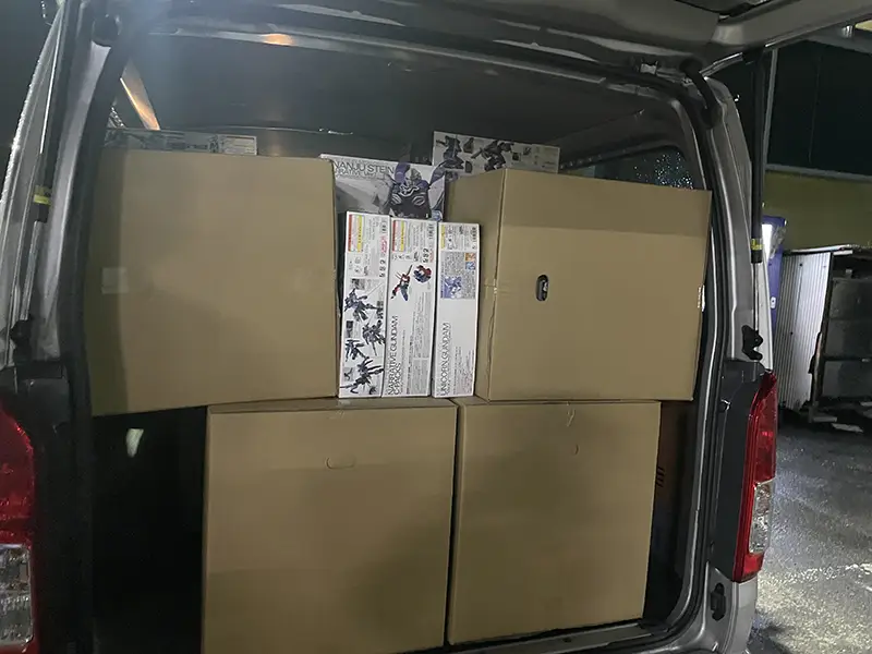 ガンプラ　輸送１