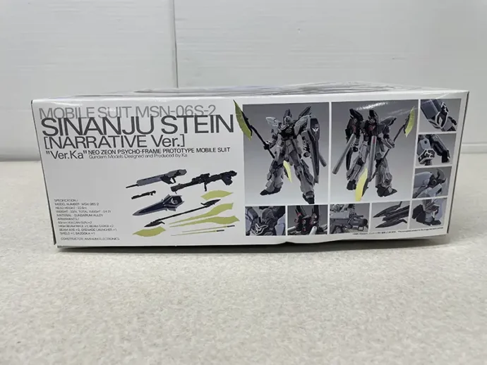 MG 1/100 シナンジュ・スタイン（ナラティブVer.）Ver.Ka　パッケージ側面