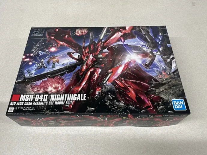 HGUC 1/144　ナイチンゲール　パッケージ