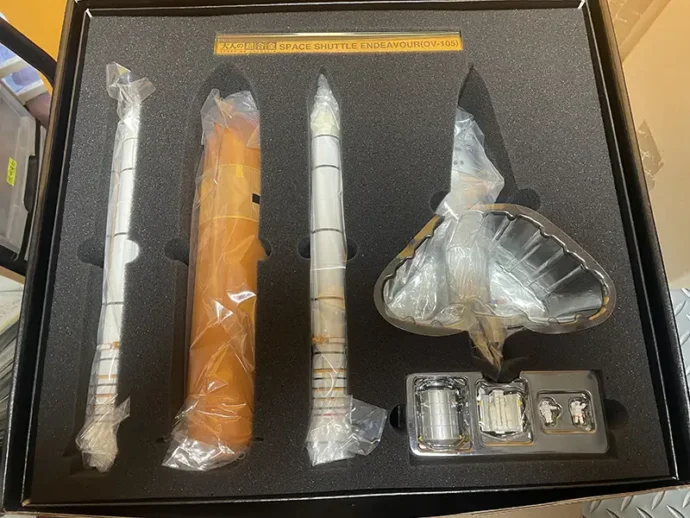 大人の超合金 スペースシャトル 内箱