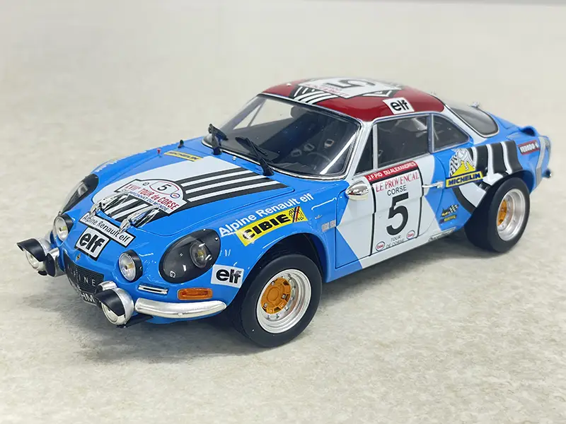 京商 1/18 アルピーヌ A110 1973 Tour de Corse Rally #5