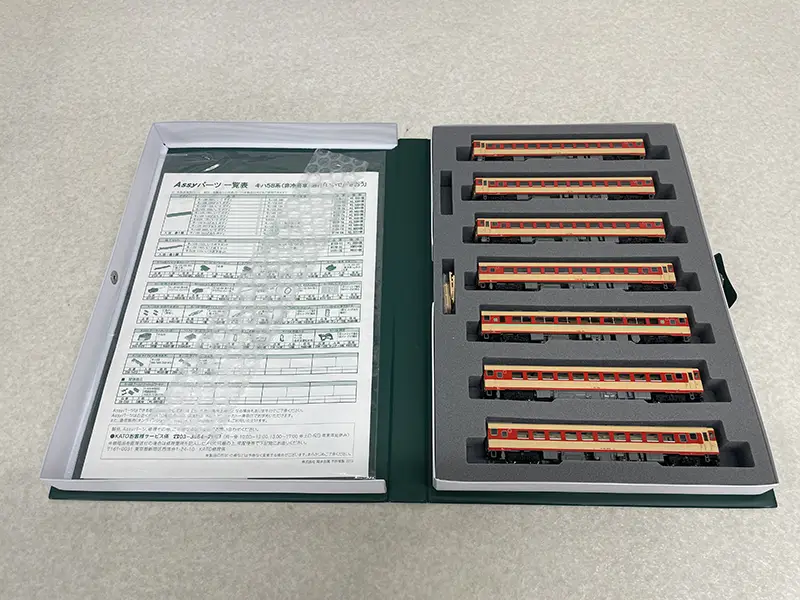 KATO 10-151 キハ58系 非冷房車 急行いいで 7両セット 内箱