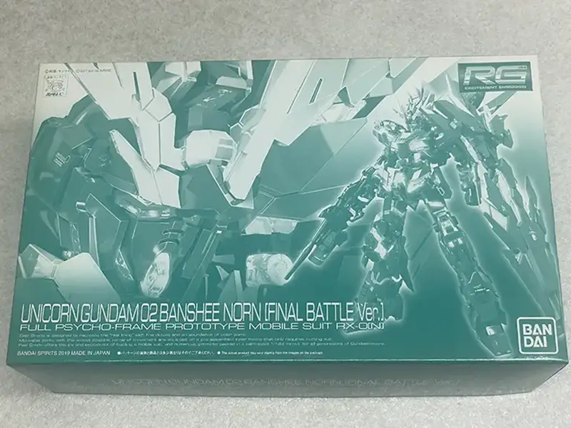 ユニコーンガンダム2号機 バンシィ・ノルン 最終決戦仕様 パッケージ