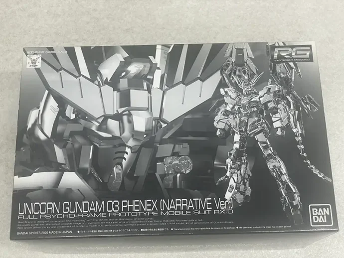 ユニコーンガンダム3号機 フェネクス(ナラティブVer.) パッケージ