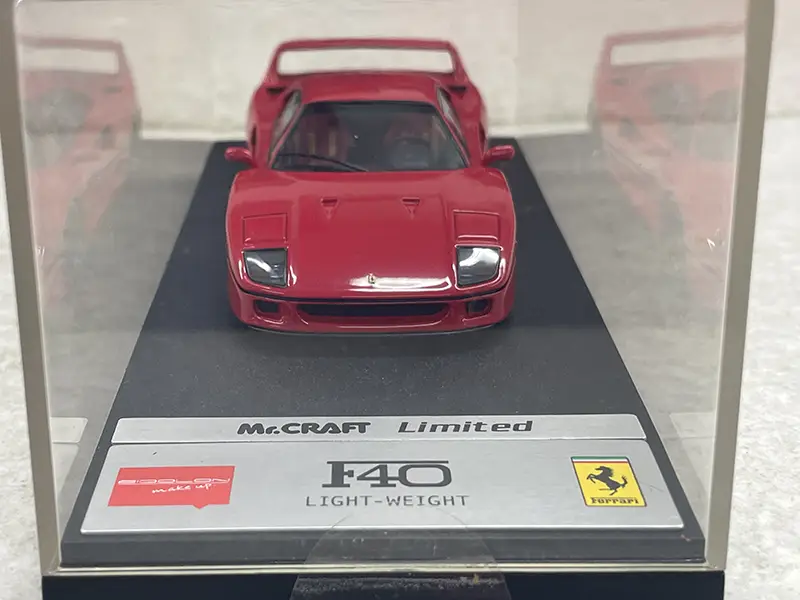 1/43 For Mr. Craft フェラーリF40　Light Weight Black Wheel プレート