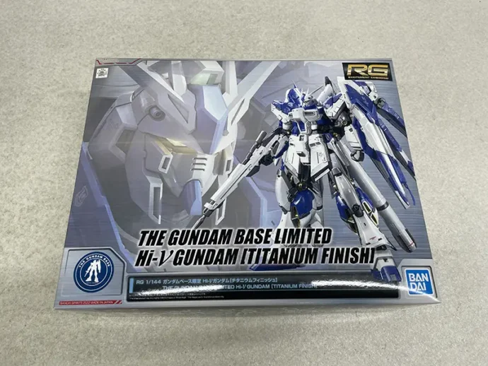 RG ガンダムベース限定 Hi-νガンダムチタニウムフィニッシュ パッケージ