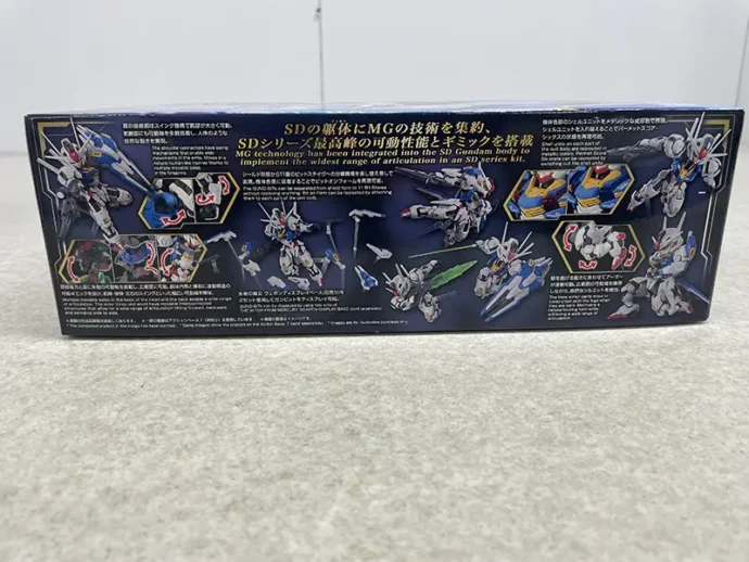 MGSD ガンダムエアリアル パッケージ側面