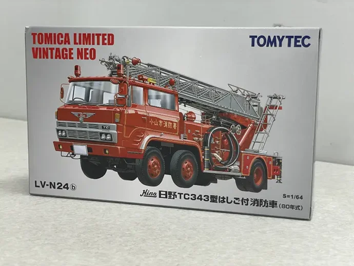 TLV-NEO LV-N24b 日野TC343型 はしご付消防車 パッケージ