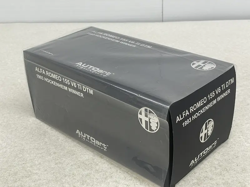 Autoart アルファロメオ 155 V6 Ti DTM 1993 HOCKENHEIM WINNER パッケージ