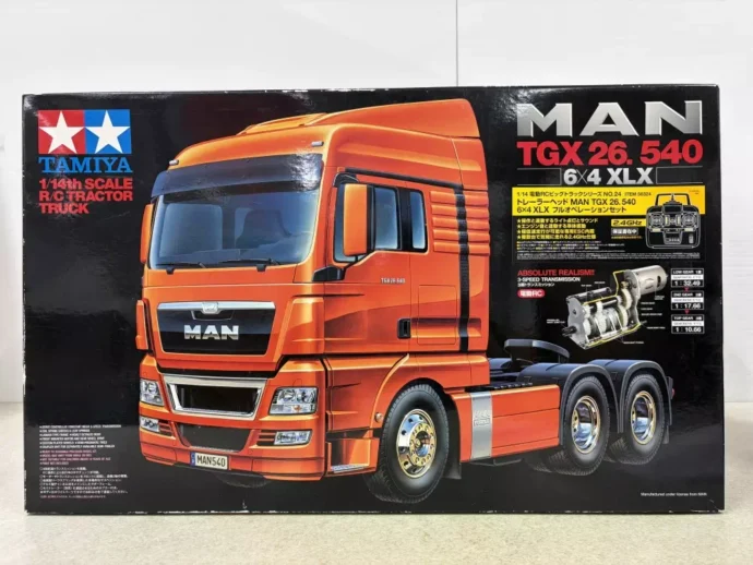1/14RC MAN TGX 26. 540 6×4 XLX フルオペレーションセット