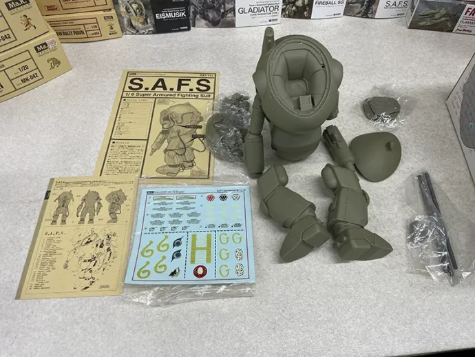 NITTO 1/6 S.A.F.S ソフビキット パーツ