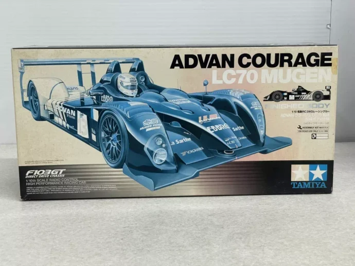 タミヤ 1/10 ADVAN クラージュ LC70無限 完成ボディ仕様