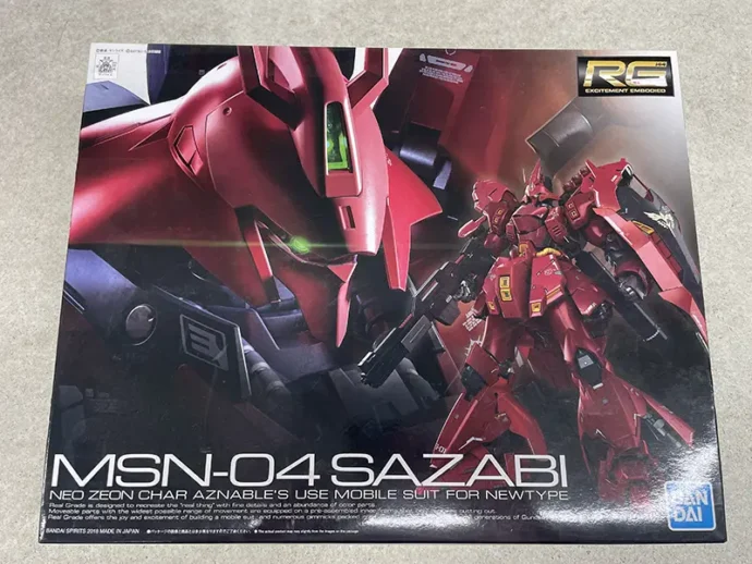 バンダイ RG 1/144 サザビー パッケージ