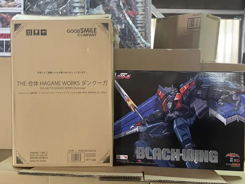 THE合体 HAGANE WORKS 超獣機神ダンクーガ＆ブラックウイング　パッケージ