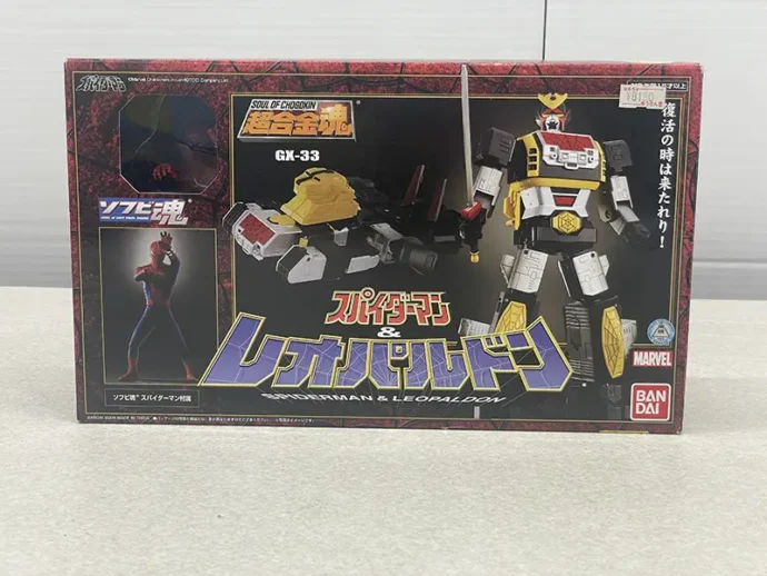 超合金魂『スパイダーマン』GX-33 レオパルドン パッケージ表