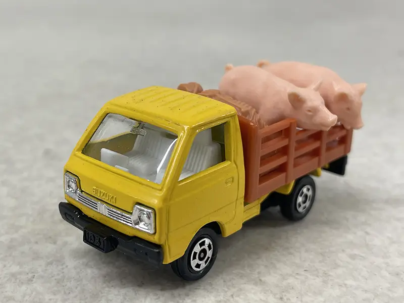 トミカ(黒箱)39 スズキキャリィ家畜運搬車 本体