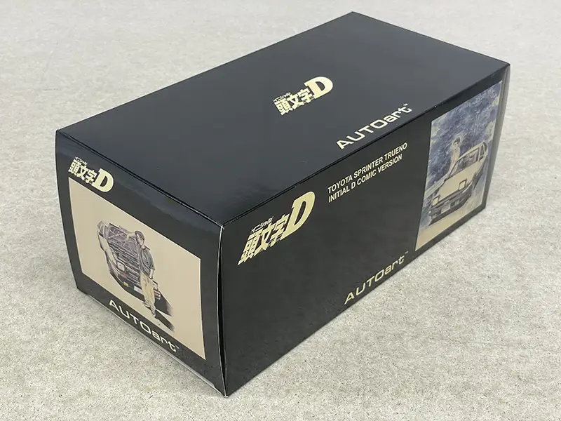 AUTOart 1/18 トヨタ スプリンタートレノ 頭文字D コミックVer. パッケージ